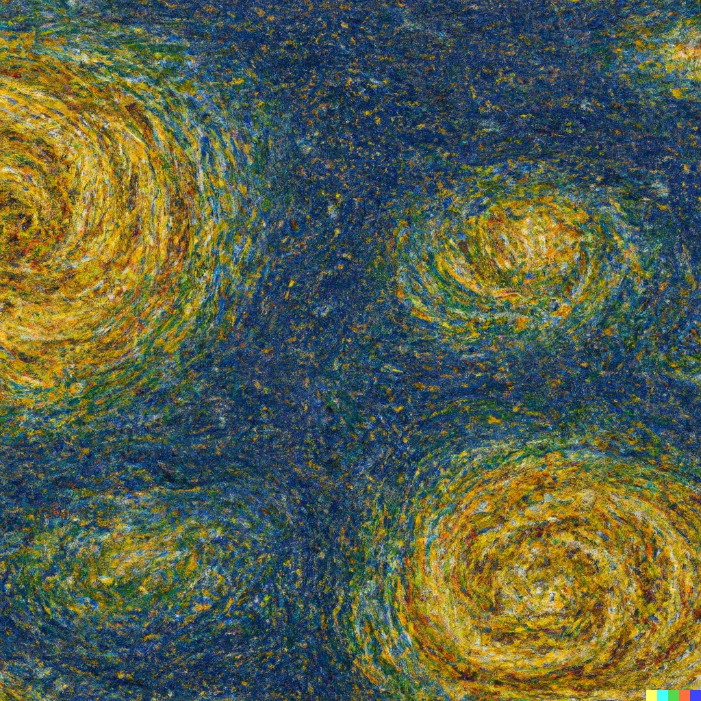 Prompt: a picture made by james webb space telescope in the style of van gogh