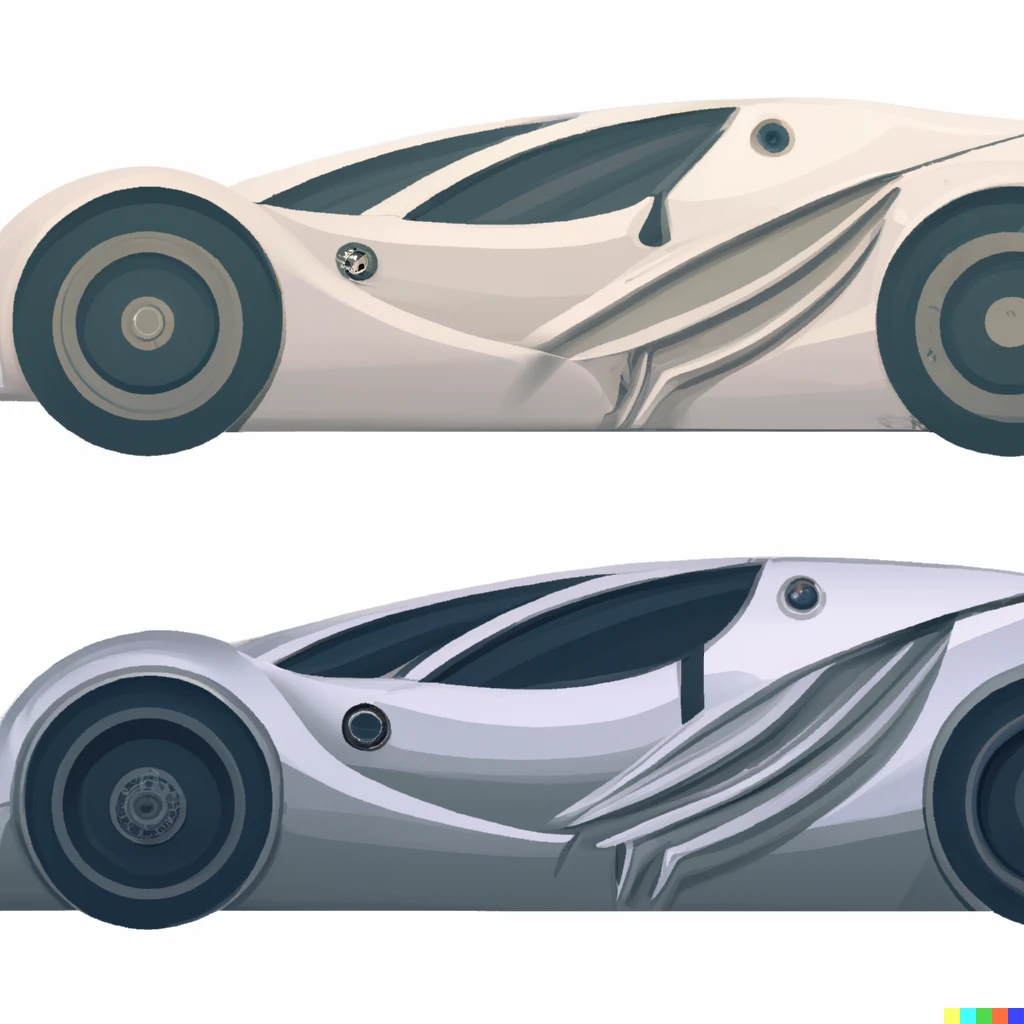 Prompt: A futuristic car in the style of H.R. Geiger
