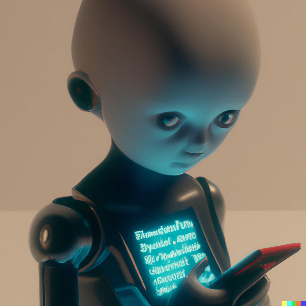 Prompt: Artificial Intelligence's expression of feeling of being disappointed, digital art