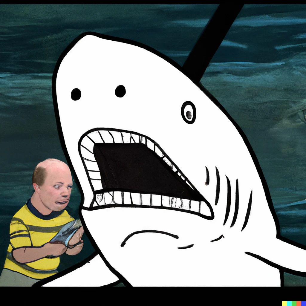 Prompt: Every Gamescom trailer:

Geoff Keighley: "And now, a world premiere from Bombastic Studios"
*close-up of FISH swimming*
(slow, haunting singing) "The seaweed is always greener..."
*the fish disperse as a red-haired MONSTER approaches*
"In somebody else's lake"
MERMAID
2025