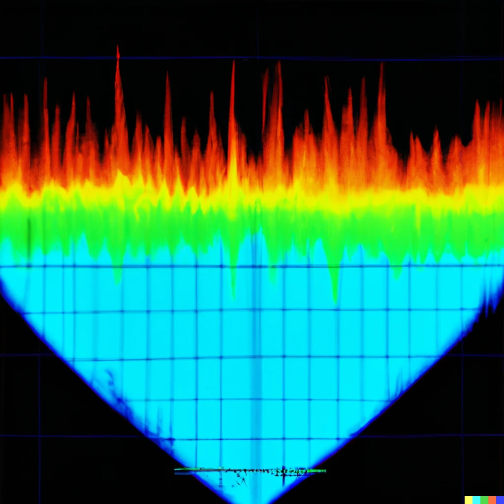 Prompt: A spectrogram of a heart