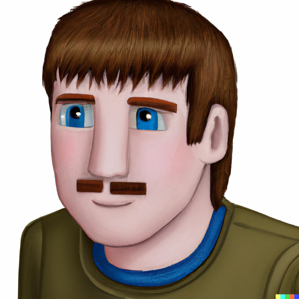 Prompt: Realistic Steve from Minecraft