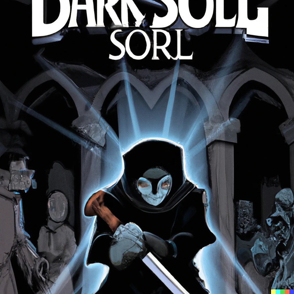 Prompt: Dark souls as a DC Comic