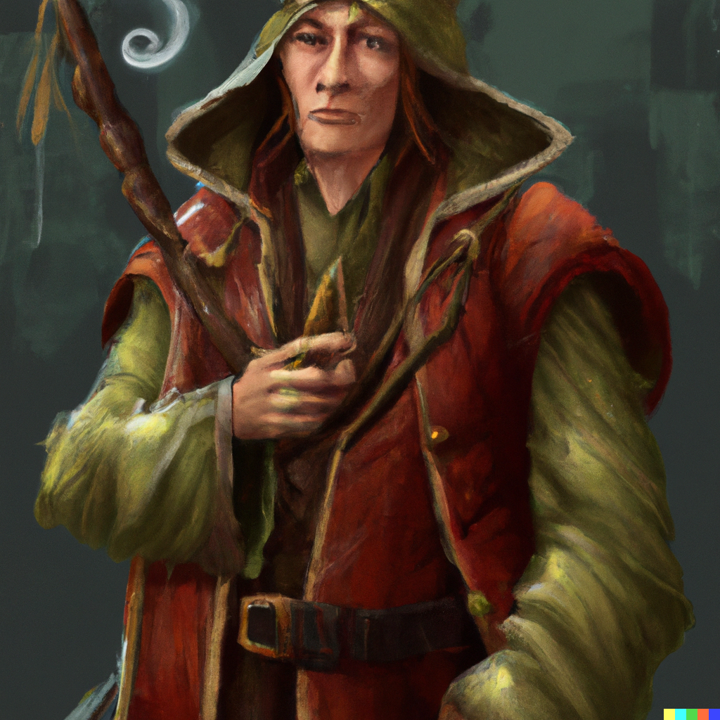 Alexander × DALL·E | Halfling sea captain, diviner wizard, Cajun ...