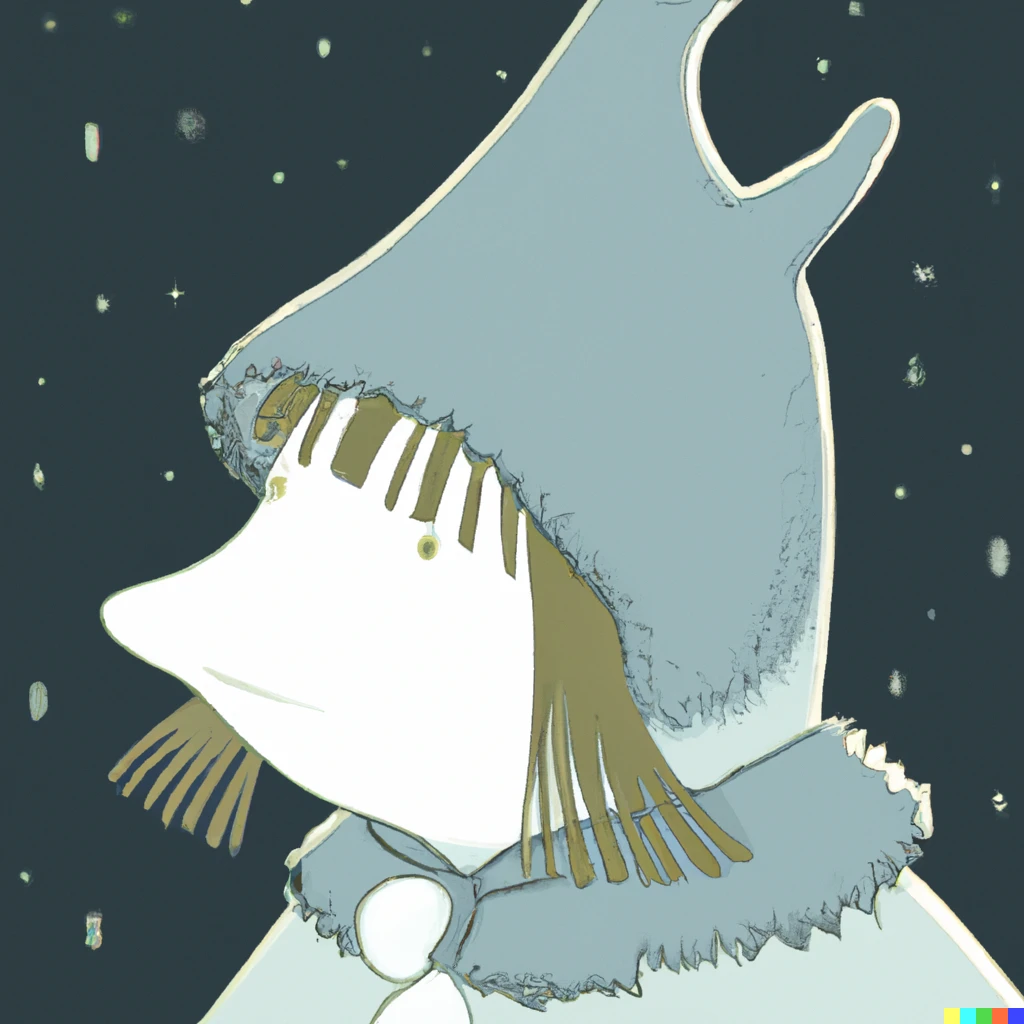 Prompt: Detailed Moomin, Digital Art