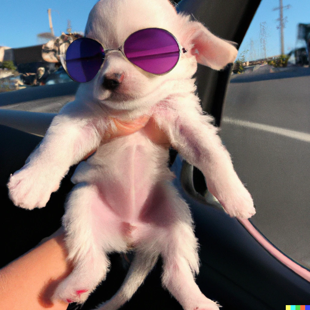 Prompt: omg yasssssss 💅💅💅 look at this doooggg omggg 🥺🥺🥺🥺🥺 this dog he is so cuteee 🥺🥺 and he is wearing the sunglassesss 🥺🥺🥺🥺🥺🥺 i want him