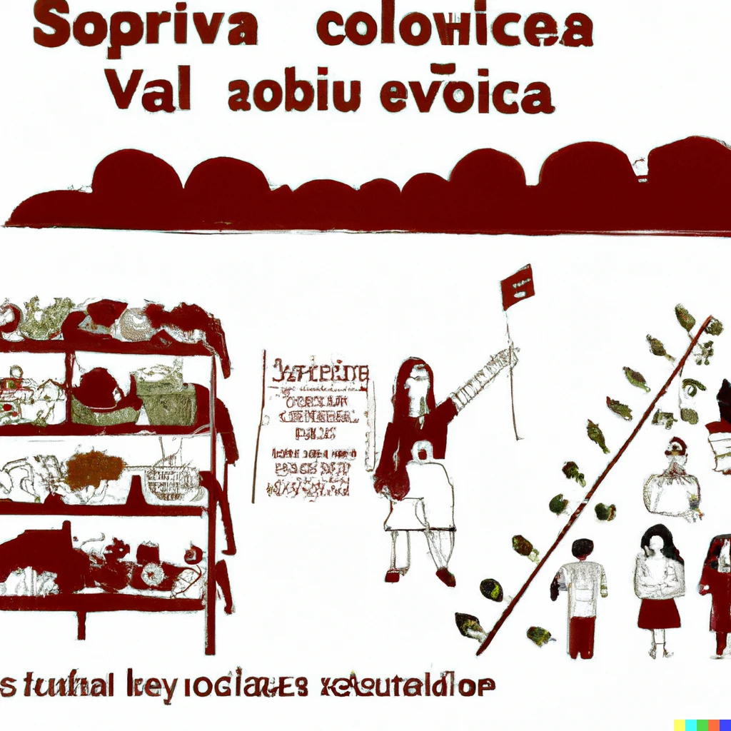 Prompt: Food Sovereignty according to Elena Alvarez Buylla of Conacyt Mexico,  like Soviet propaganda, but in spanish