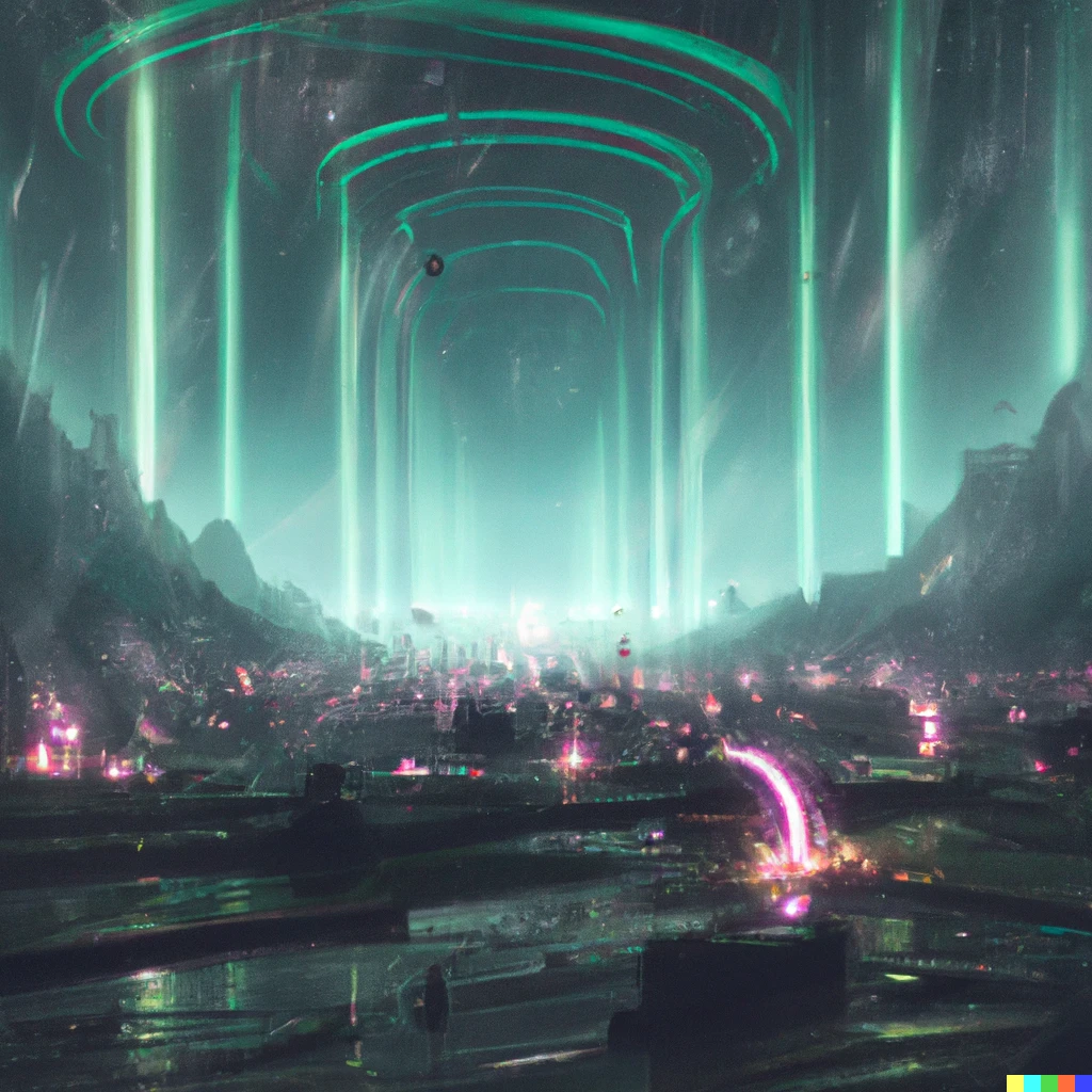 Prompt: Beeple and Boss Logic art collaboration