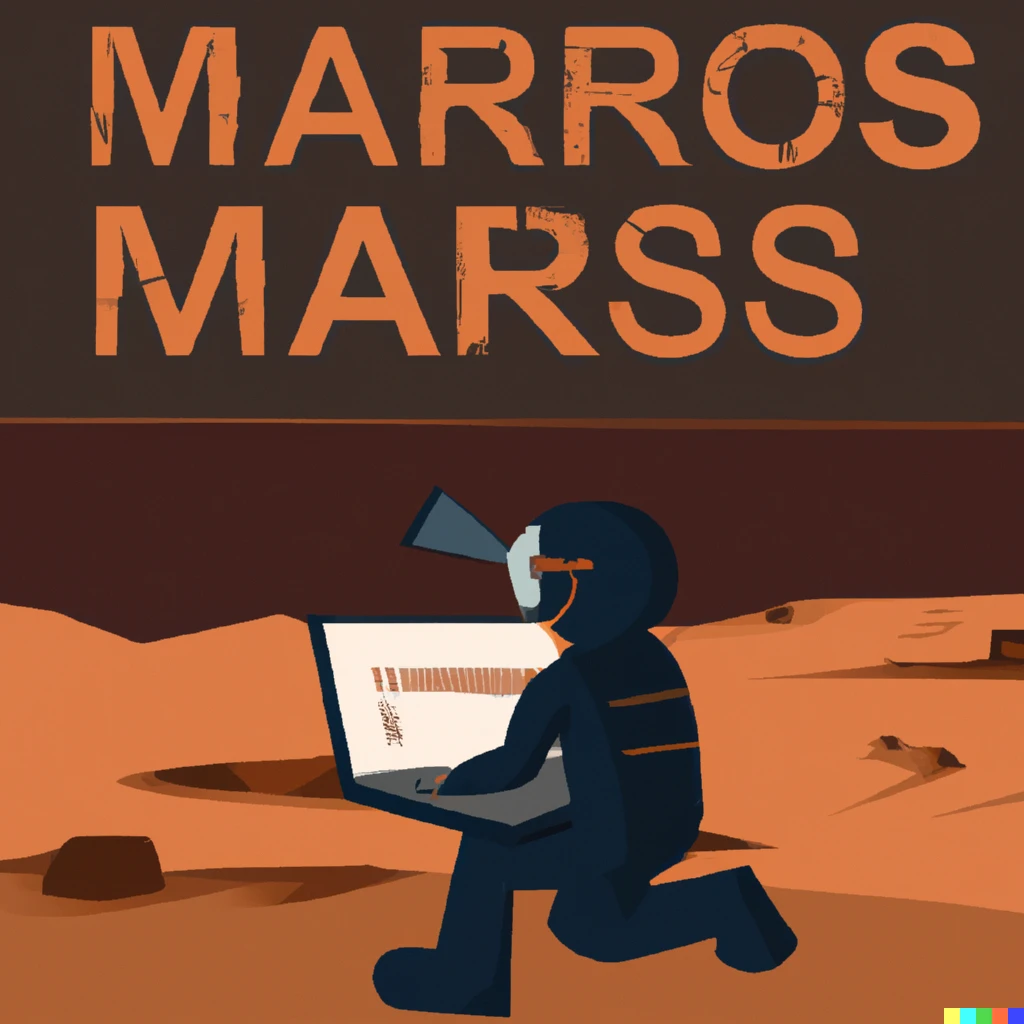Prompt: Coder on mars debugging code