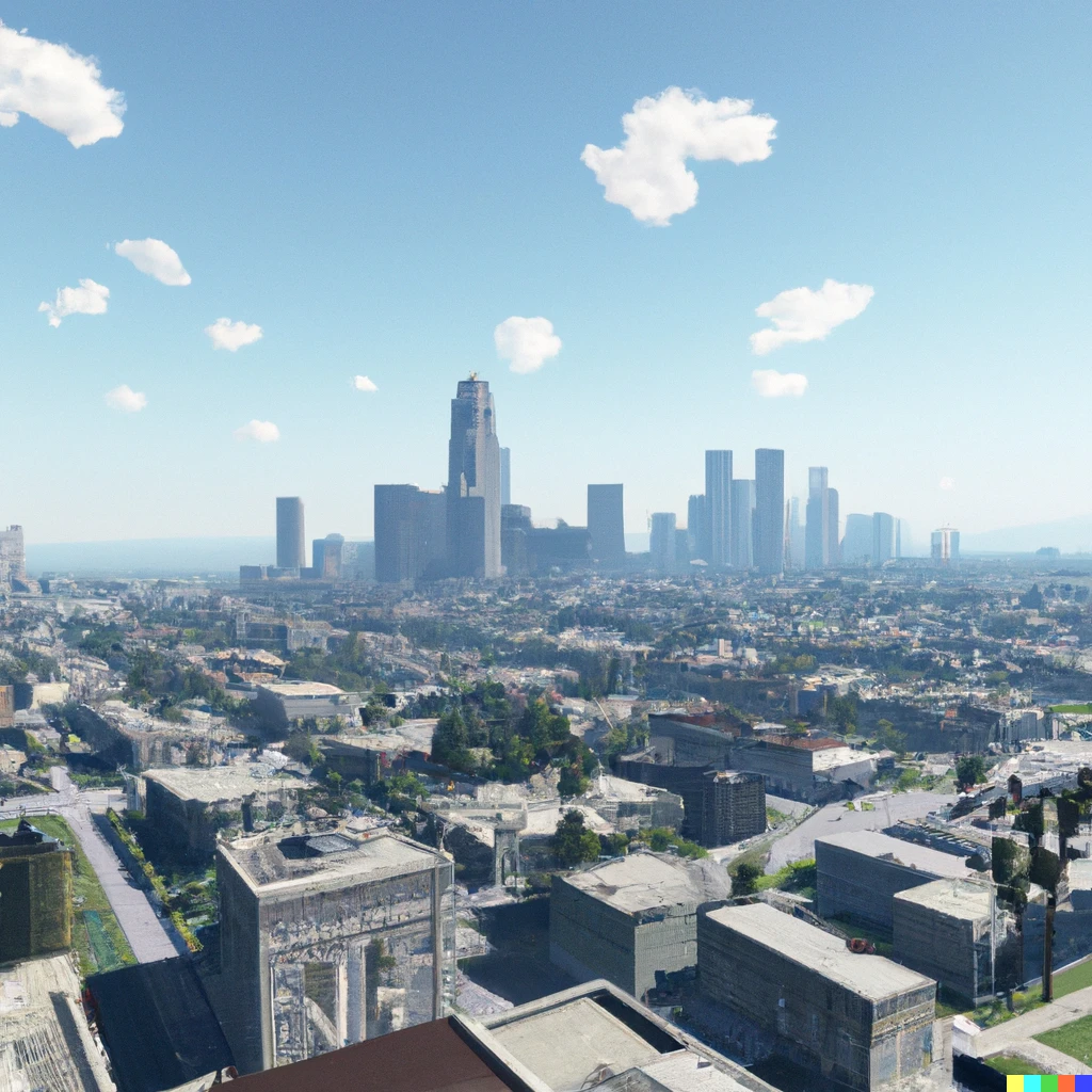 Prompt: Gta 6 Liberty City full view from sky



