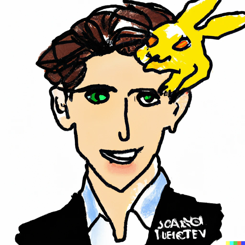 Prompt: JFK Jr as a Pokemon