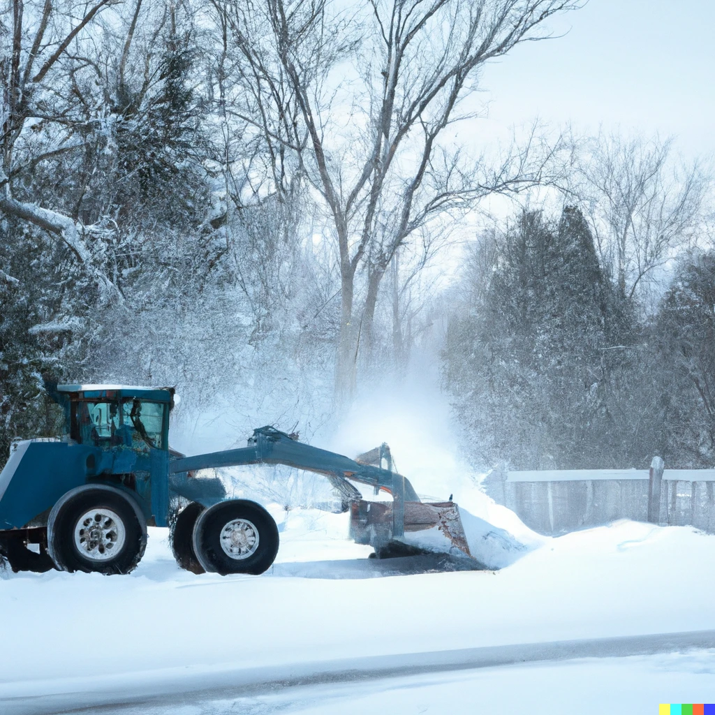 Prompt: your home street is the last to be plowed