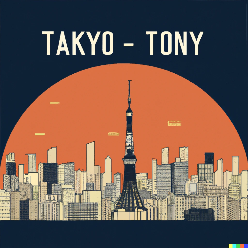 Prompt: the city pop TOKYO