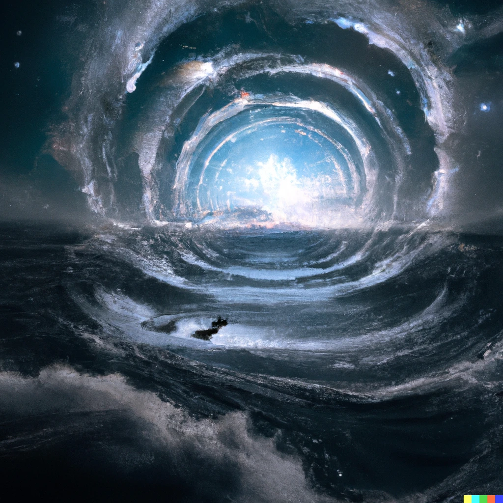 Prompt: The cosmic ocean, extremely detailed, digital art