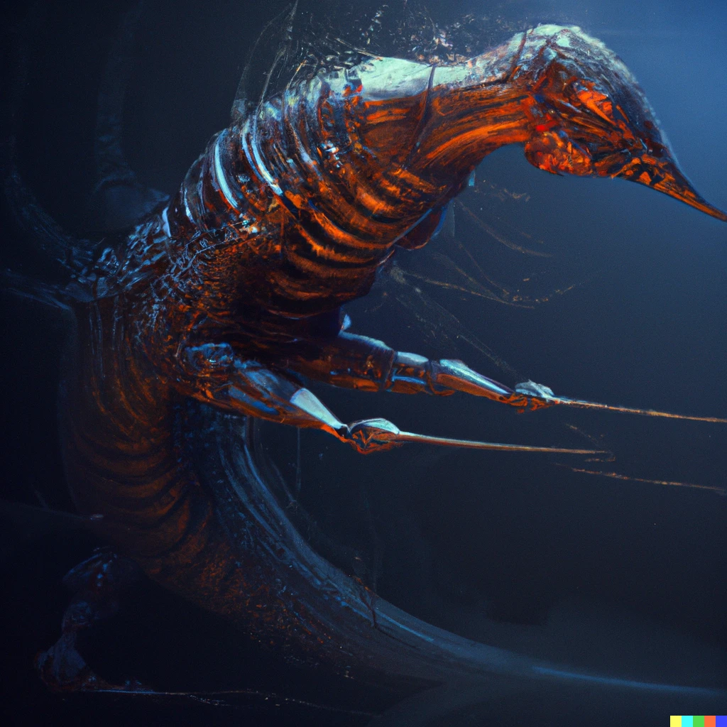 Prompt: Creature that is an amalgam of every other creature, 4K, very detailed, digital art