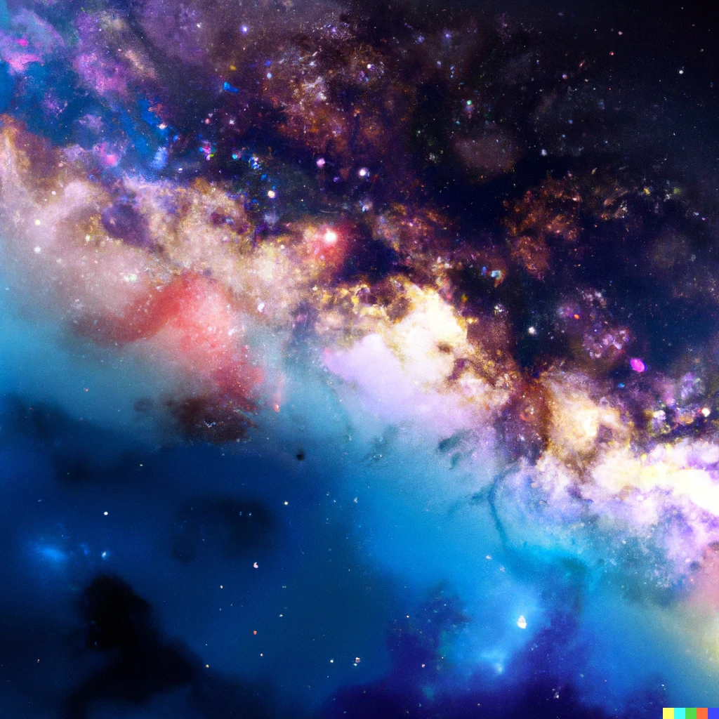 Prompt: A digital painting of the galaxy
