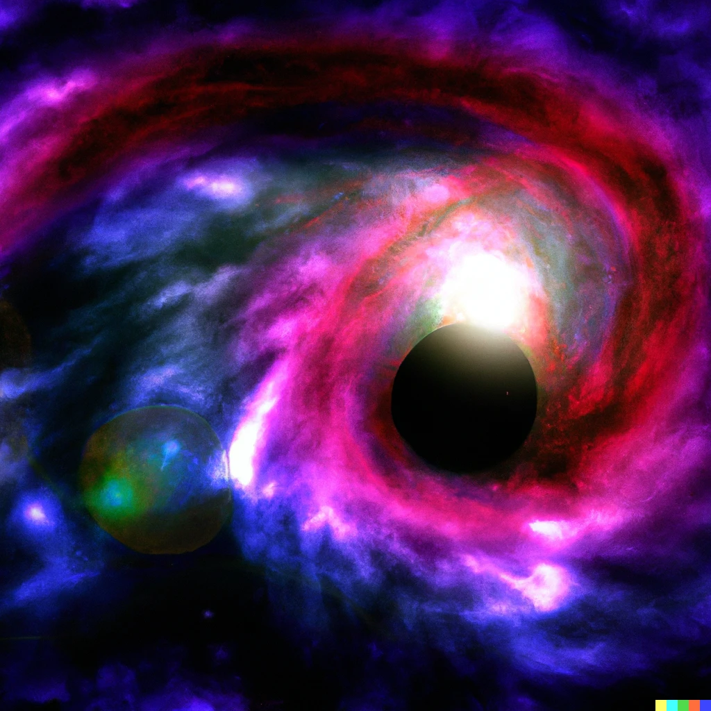 Prompt: A super nova explode on space full color 
