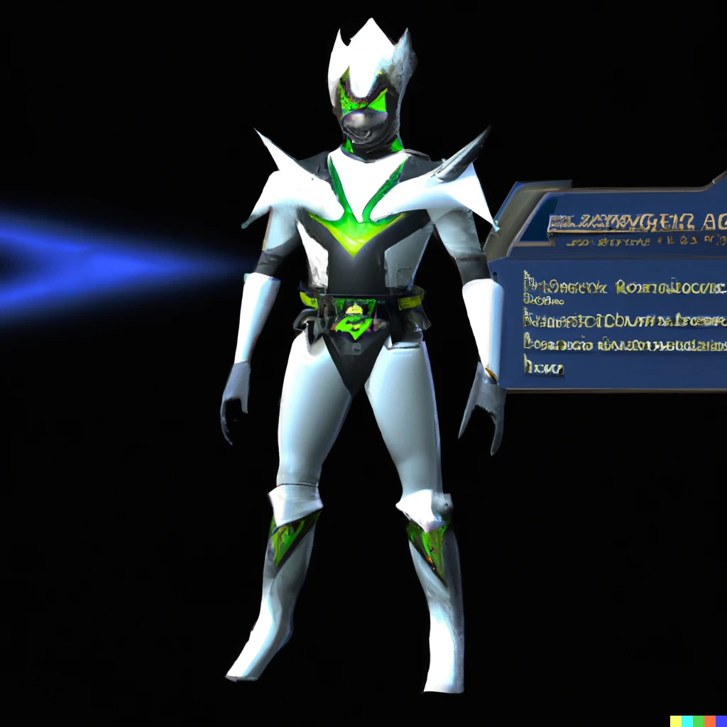 Prompt: In 3D MMORPG Phantasy Star Online 2, the main character Ash is equipped with "Lightweave Klauz Edge" and confronts "Profound Darkness".