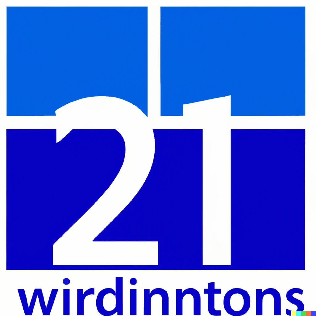 Prompt: windows 12 logo