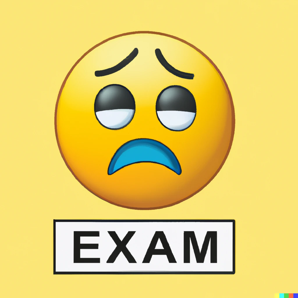 Prompt: An emoji perfectly protraying the feeling when you find out you failed an exam