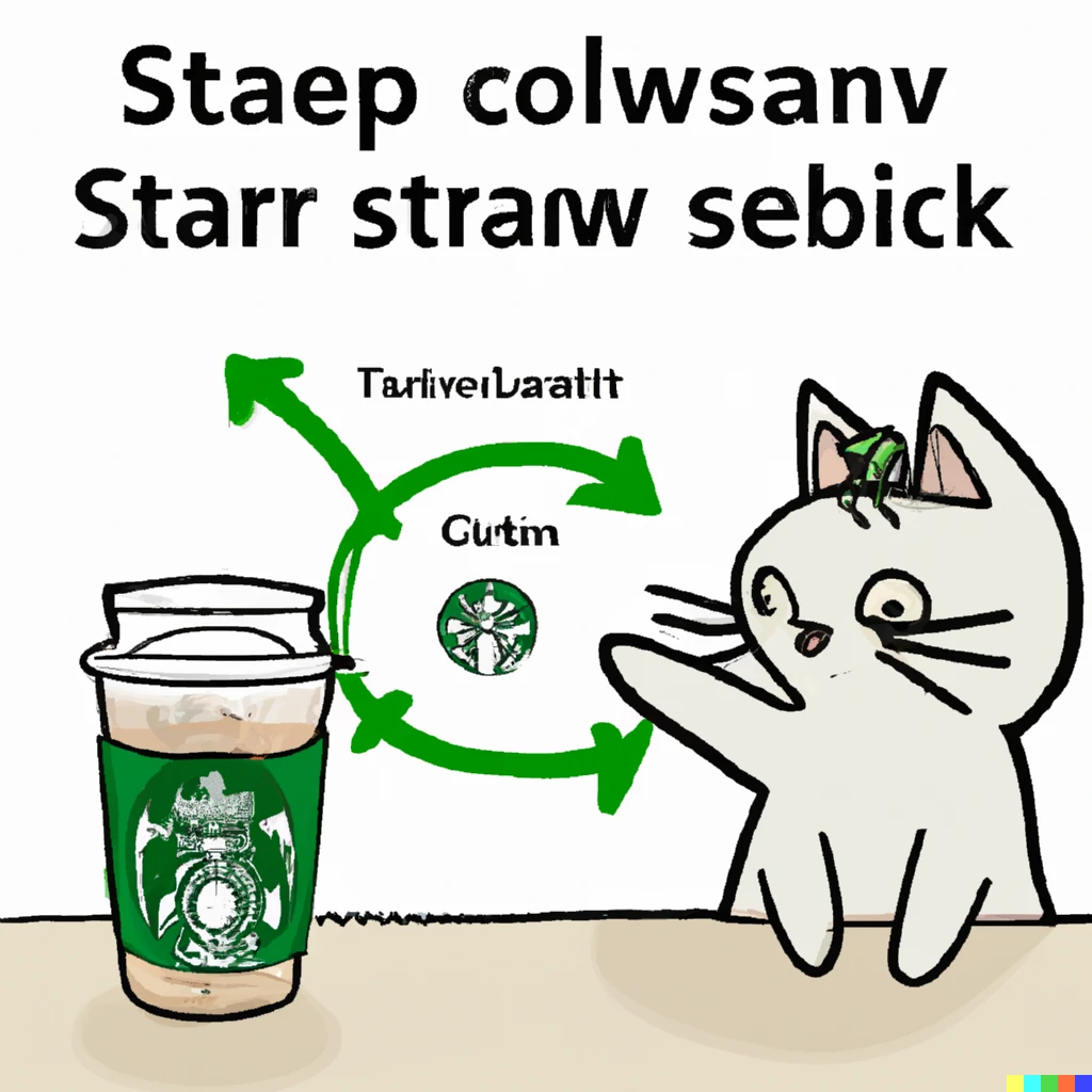 Prompt: How to order at Starbucks as a cat, wikihow
