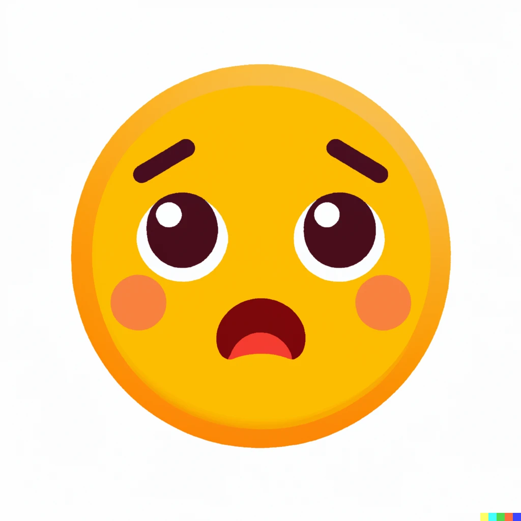 Prompt: An emoji perfectly portraying the feeling when you find out 