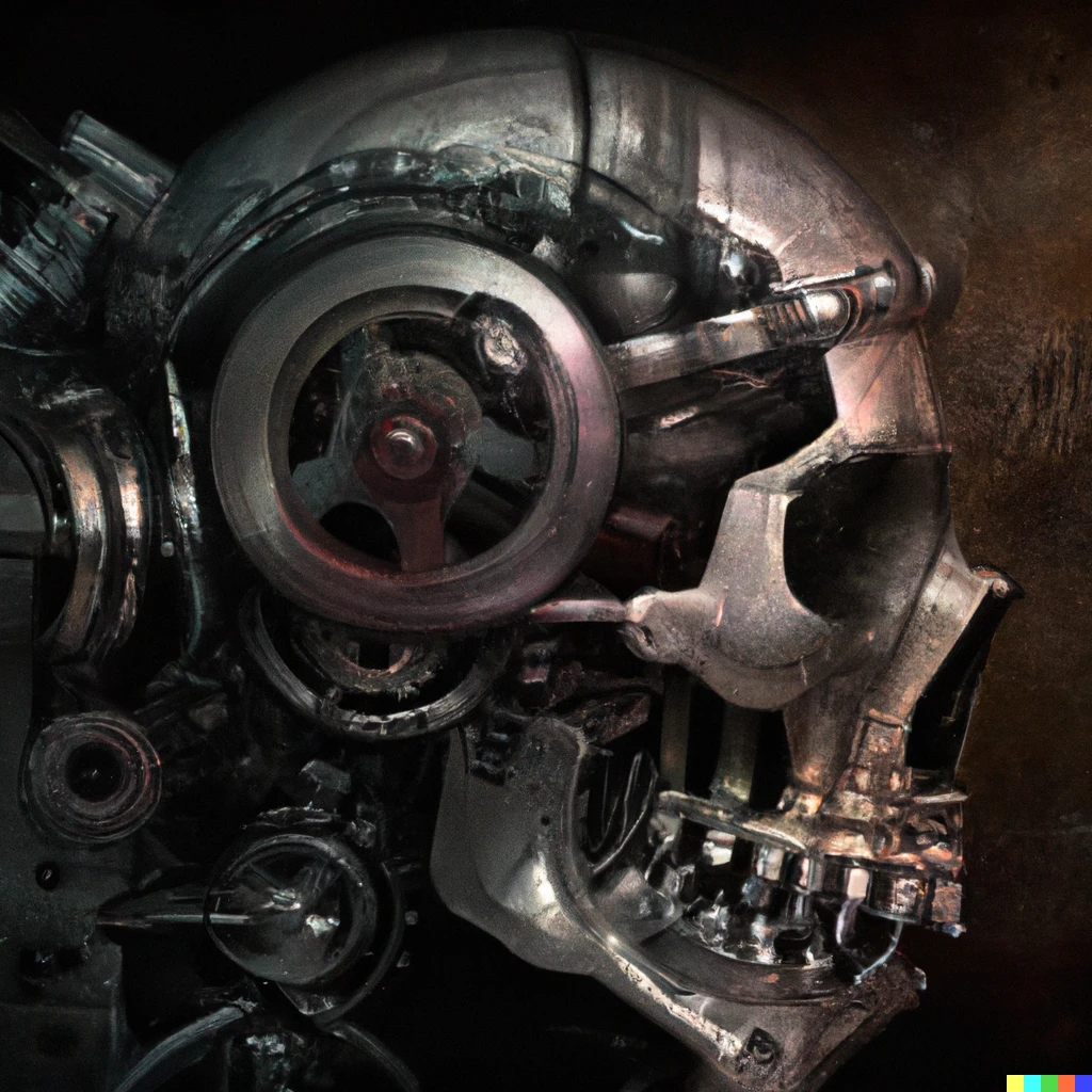 Prompt: a biomechanical alien skull by Peter Gric, artstation, ConceptArtWorld, DeviantArt, Nvidia, Unreal Engine