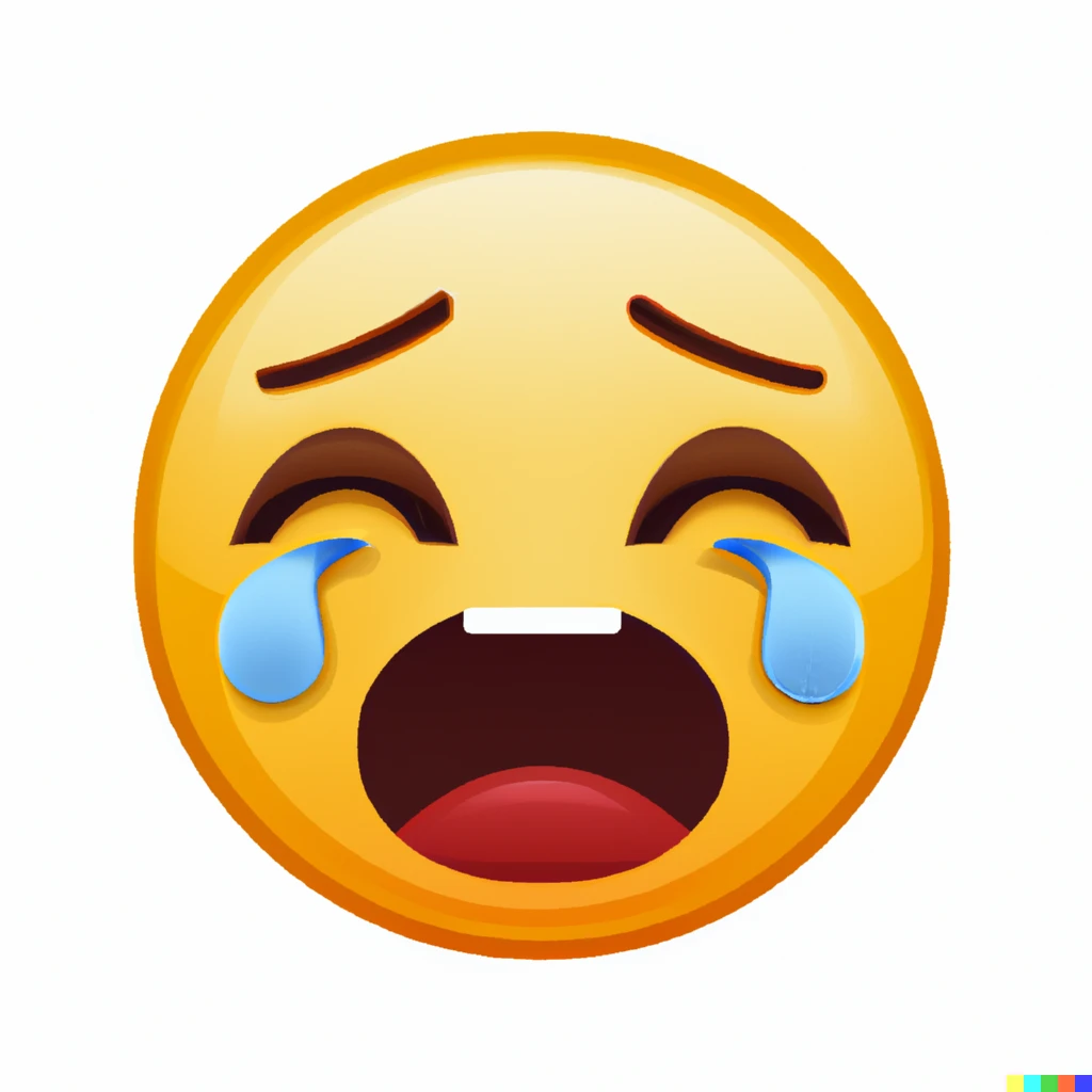 Prompt: An emoji perfectly portraying the feeling when you find out 