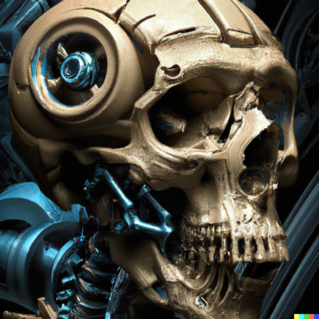 Prompt: a biomechanical alien skull by Peter Gric, artstation, ConceptArtWorld, DeviantArt, Nvidia, Unreal Engine