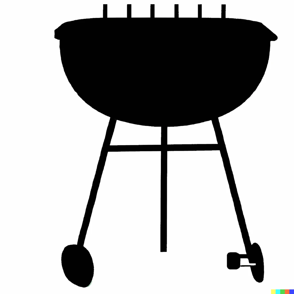 Prompt: "A bbq grill in the style of minimalism"