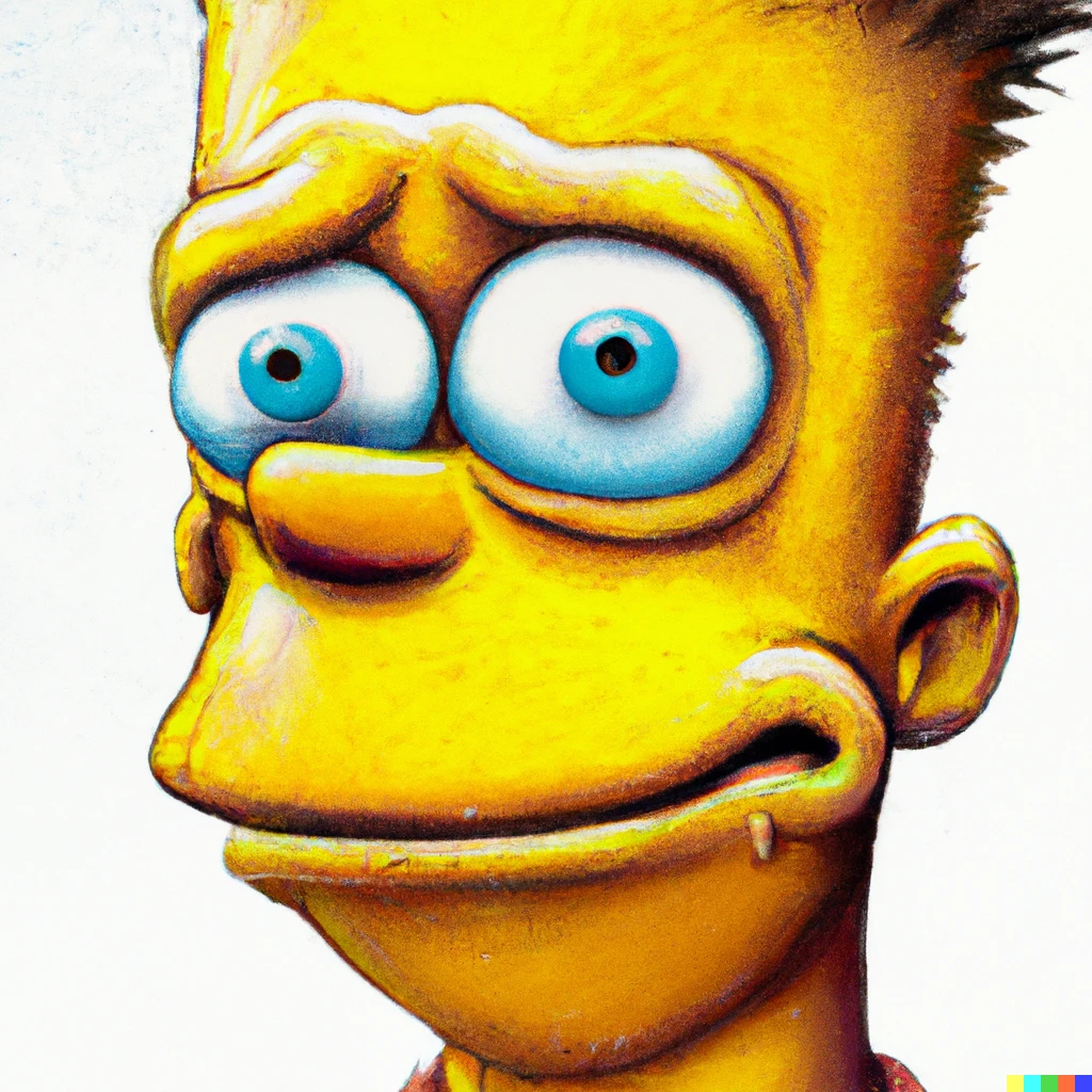 Prompt: Bart Simpson, photorealistic