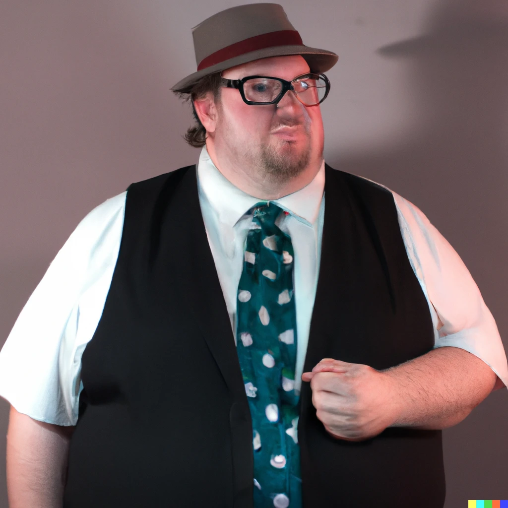 Prompt: Peter Griffin dressed as the nostalgia critic